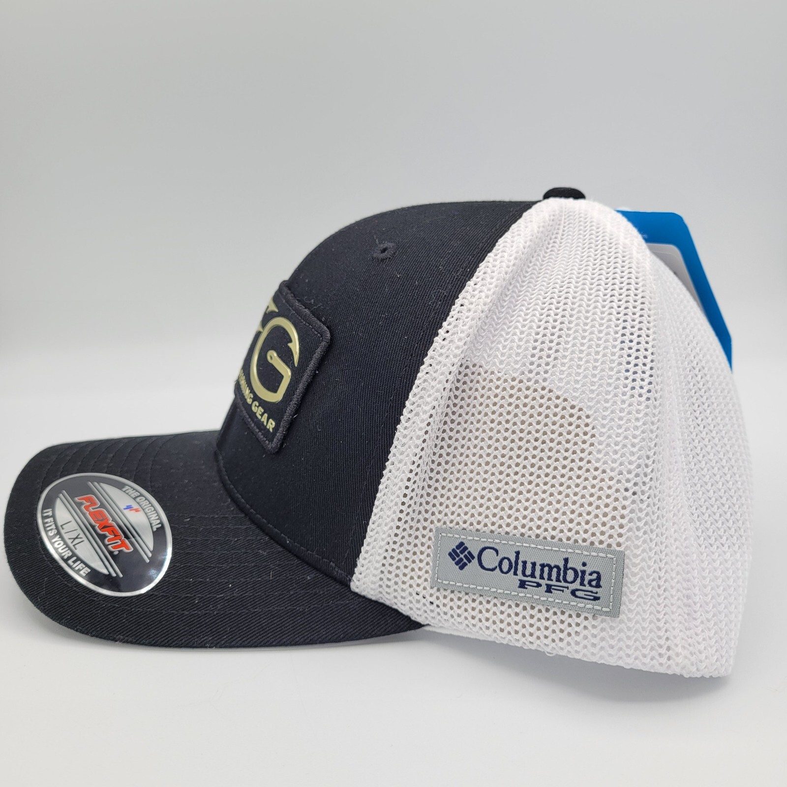 Columbia Men's Flex Fit Trucker Hat Performance Fishing Gear SZ L/XL