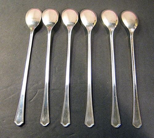 LOTTO 6 CUCCHIAINI DA TÈ GHIACCIATI MODELLO FLR2 ABBINATI CIOTOLA OVALE DI FLORENTINE SILVERPLATE - Foto 5 di 10