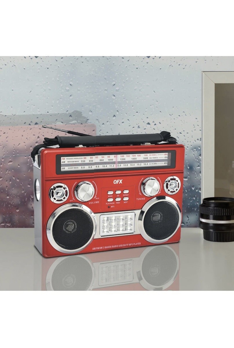 QFX 3 BAND RADIO FM, AM, Shortwave Radio with Bluetooth +