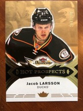 16-17 UD Fleer Showcase Hot Prospects #120 Jacob Larsson /399