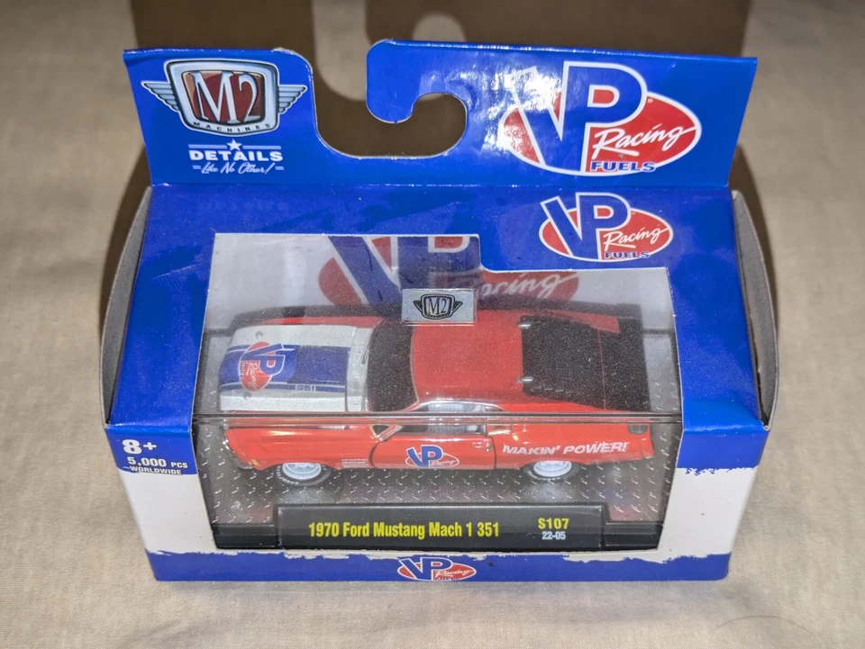 M2 Machines 1:64 Scale O’reillys Exclusive 1970 Ford Mustang Mach 1 351 S107 - Image 3 of 4