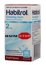 Habitrol Gum 2mg Nicotine Fruit 1920 Pieces, 20 Boxes 11/2027