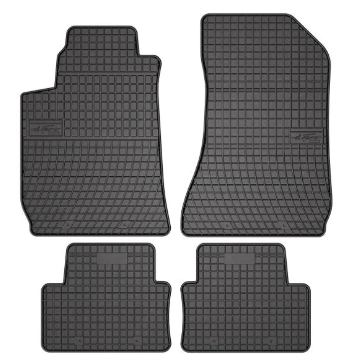 Tapis en caoutchouc Alfa Romeo 159 noir idéal pour affronter la pluie et la boue