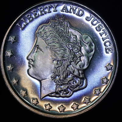 1982 Northstar Mint Lady Liberty and Justice 1oz 999 FINE Silver