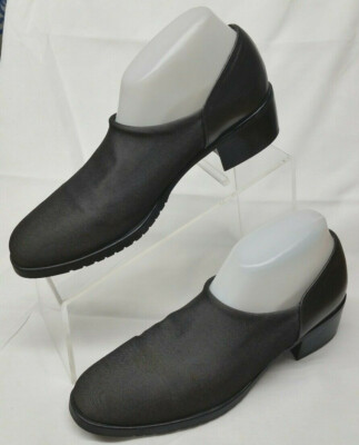 Munro American Strand Gray Stretch Fabric Leather Loafer Professional USA 9 S