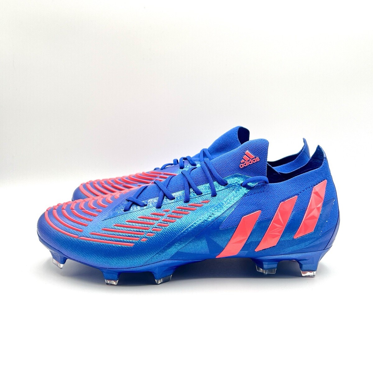 Adidas Men's Predator Edge.1 FG Soccer Cleats Size 10.5 Blue/Pink