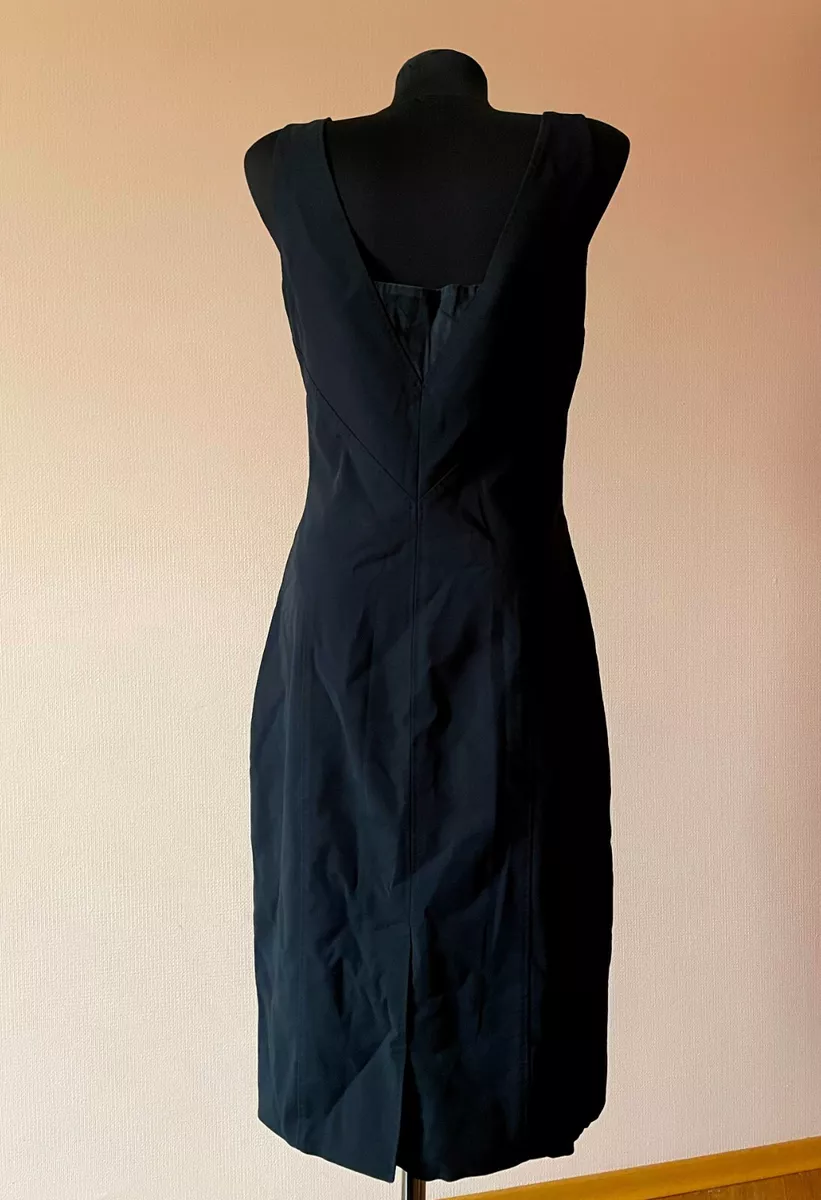 Awesome GUCCI Women s Dress Black Size 44 M viscose Made in Italy eBay