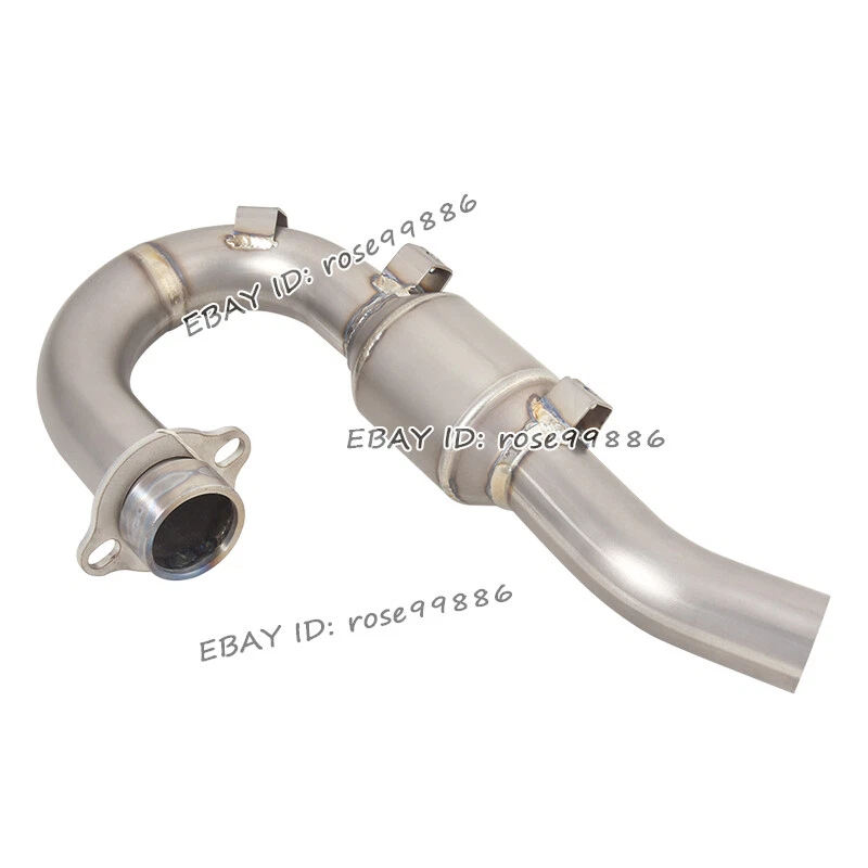 Tubo de enlace de cabezal para Yamaha WR450F 2007-2015 YZ450F 2007-2009 tubo de sistema completo Foto 4 de 4