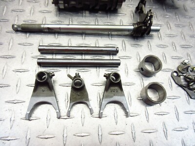 1998 98-02 Kawasaki Ninja ZX6R Transmission Gears Drum Shaft Lot
