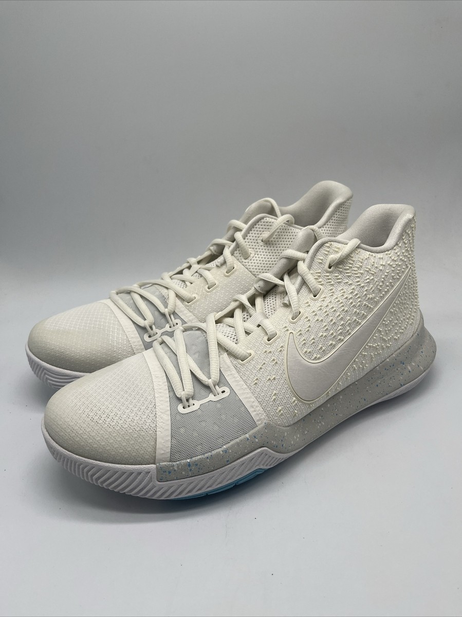 Nike Kyrie 3 Azurie Elizabeth White Shoes 852395-101 Men's Size 10