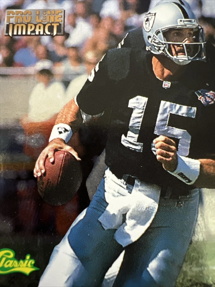 1995 Classic Pro Line - Impact #I-13 Jeff Hostetler /4500 - Image 3 of 4