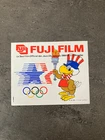Vintage FUJI MOVIE JO Olympics Los Angeles 1984 Vintage F24 STICKER / STICKER FUJI