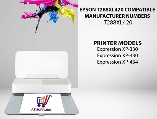 EPSON Reman Tintenpatrone Ersatz für T288XL420 HOHE ERGIEBIGKEIT Gelb 5er Pack - Bild 2 von 7