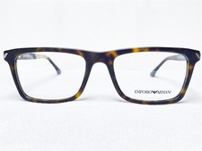NEW Emporio Armani EA3071 5089 Mens Havana Rectangle Eyeglasses Frames 53/17 140