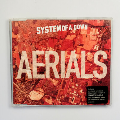 System Of A Down Aerials Alternate Cover Single 5 Tracks Red Live Crazy Rare CD