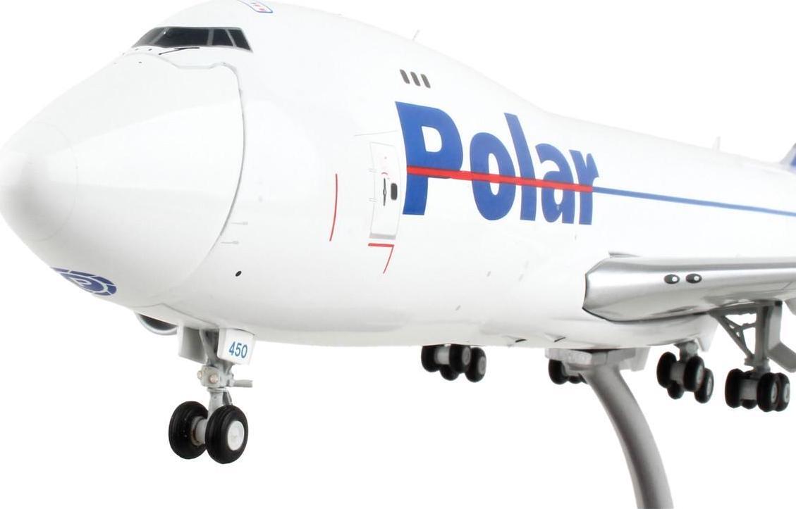 ポーラエアカーゴ　貨物機模型　B747-400F　1/200　　　ち ポーラエアカーゴ 貨物機模型 B747-400F 1/200 ち Amazon.co.jp