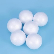 100 Stück massive Schaumstoffkugeln Styroporkugeln Projekt Baum Hochzeit 2/2,5/