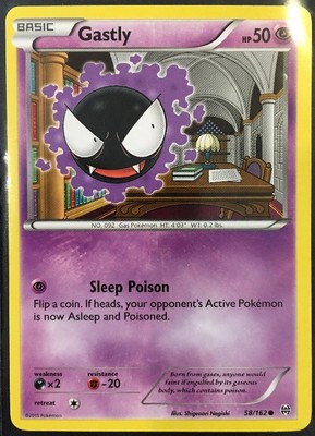 gastly pokemon card value 2016 - (47/108) 20 Retreat Cost Gastly 054/094 - Reverse Holo