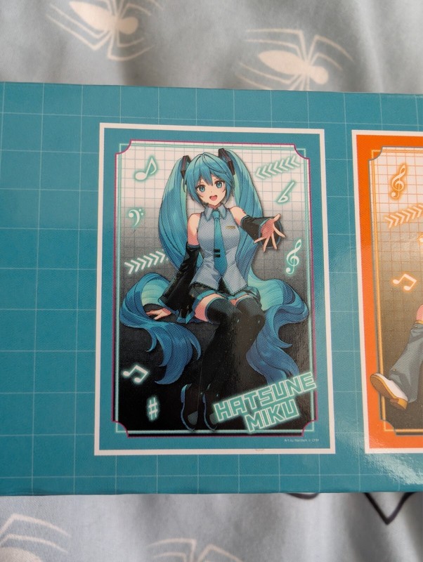 FuRyu Hatsune Miku G Prize Clear Poster in Puchi Desu Nijihamu Style