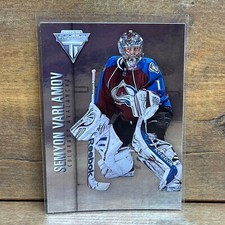 2013-14 Panini Titanium Hockey Card #87 Semyon Varlamov Colorado Avalanche