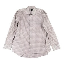 Pronto Uomo Men's 16.5 34/35 Non Iron Button Shirt Egyptian Cotton Office Career
