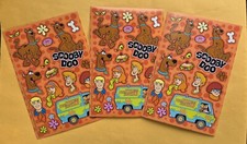 Scooby-Doo Sticker Sheets Lot Of 3