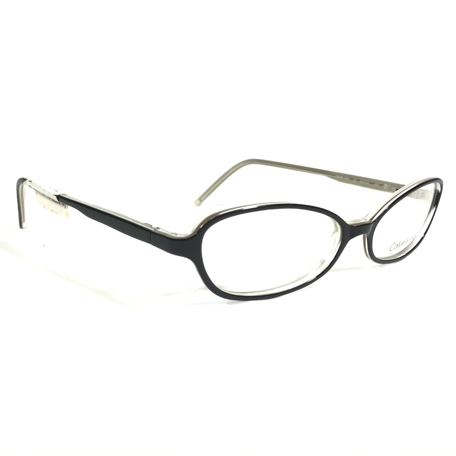 Calvin Klein CK760 086 Eyeglasses Frames Black Round Full Rim 50-15-130 thumbnail 2
