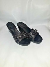 Coach Jewel Signature Logo Slide Wedge Size 10M