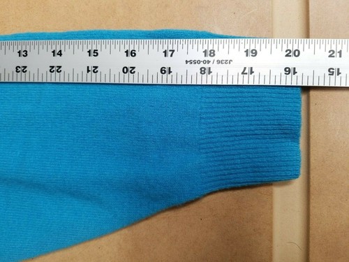 NWT INTRO Fenn Wright Manson Womens L Crewneck Light Blue 95% Lambswool Sweater - Picture 10 of 10