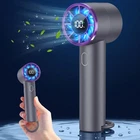 3-in-1 Portable Handheld Turbo Fan 4000mAh USB Rechargeable 5 Speed Travel Desk