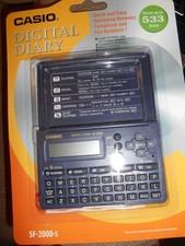 Casio Digital diary- retro/vintage. In original packaging