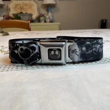 Buckle Down Nightmare Before Christmas Seatbelt Style Belt Adj 50" Made in USA