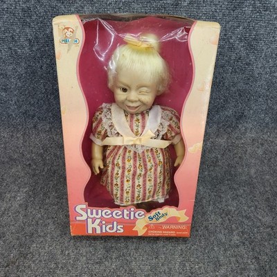 VTG SWEETIE KIDS Doll By Magic Winking UGLY Cute Kid Doll Baby NOS Haunted