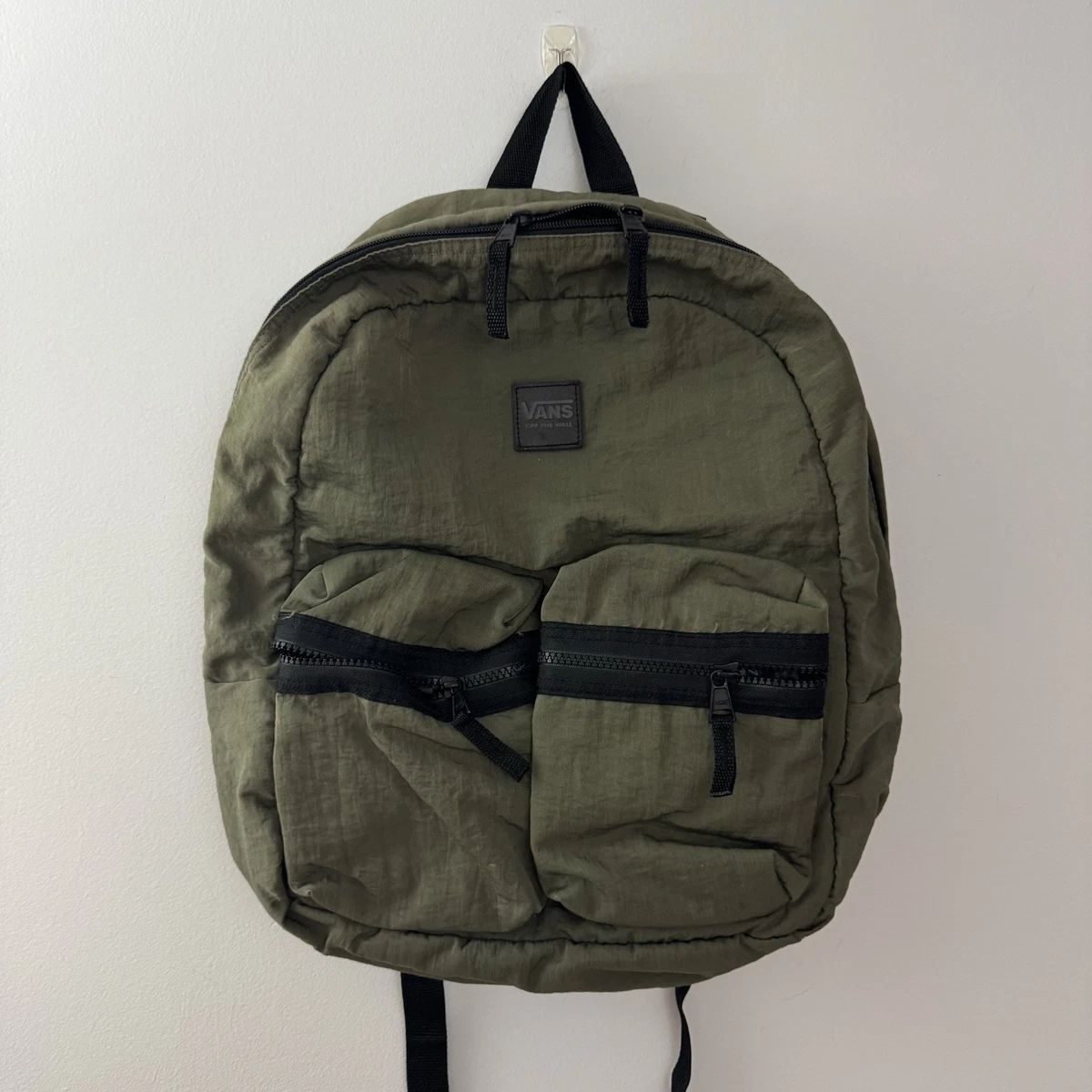 Vans Olive Green Canvas Backpack for Men Wilder Backpack in Soft Sage Green | Vans main image 3
