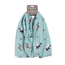 Shih Tzu Dog Lover Scarf - Year-round scarf, Lightweight, 67"