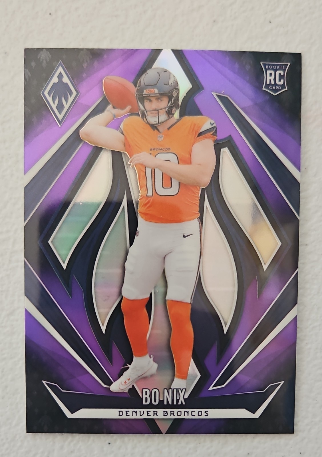 2024 Panini Phoenix - Rookies Bo Nix #159 Purple (RC)