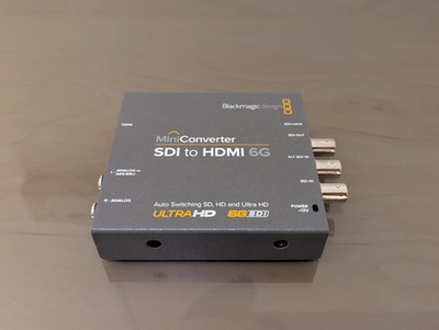 BlackMagic Mini Converter - SDI zu HDMI 6G - mit Netzteil, gebraucht