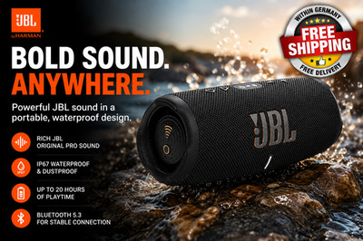 JBL Charge 5 Wi-Fi Bluetooth Lautsprecher tragbar kabellos App IP67 TWS Tragbar