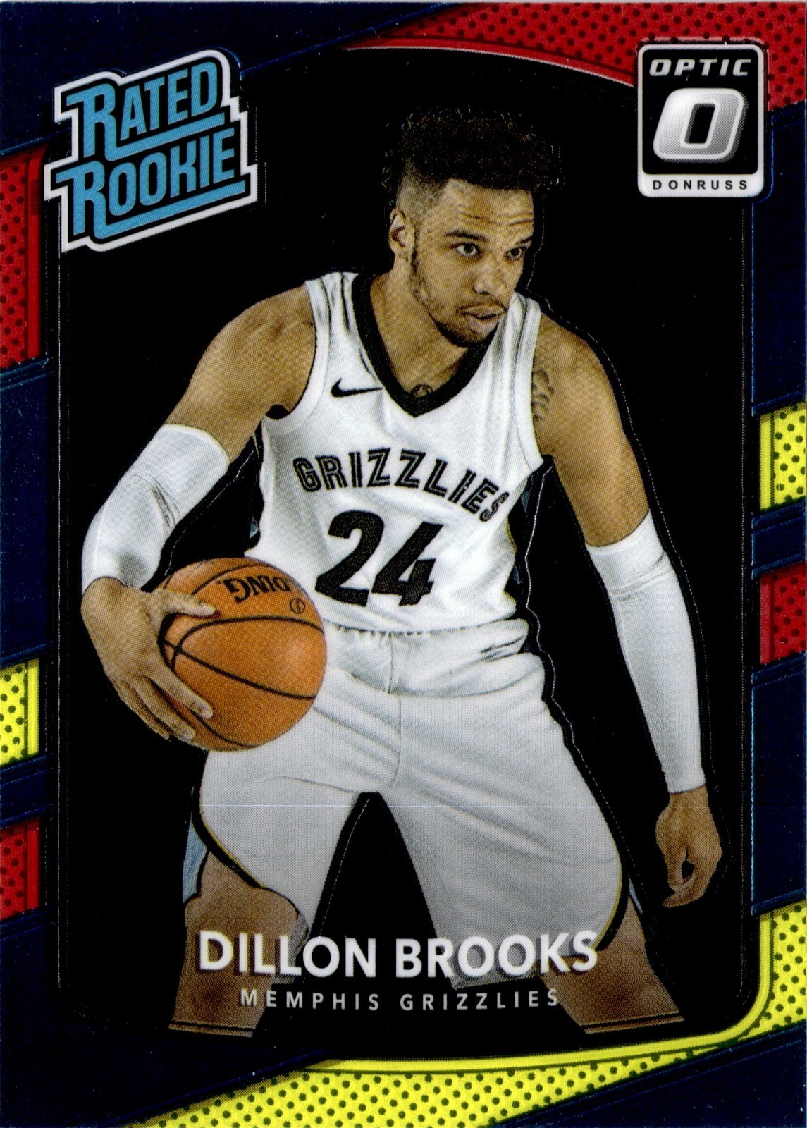 2017-18 Donruss Optic Rated Rookie #152 Dillon Brooks RC Red Yellow Suns