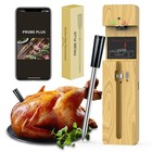 Wireless Meat Thermometer Bluetooth with Ceramic Probe: Waterproof Digital Ov...