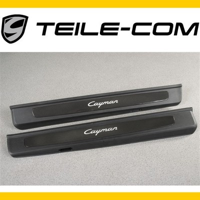 Porsche 718 Cayman 981/982 Einstiegleisten CARBON+Beleuchtung 98104480032