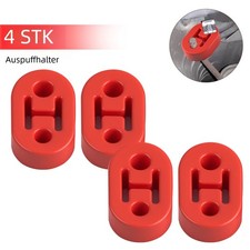 4x Universal Verstärkt Polyurethan PU Auspuff Gummi Halter Auspuffhalterungen
