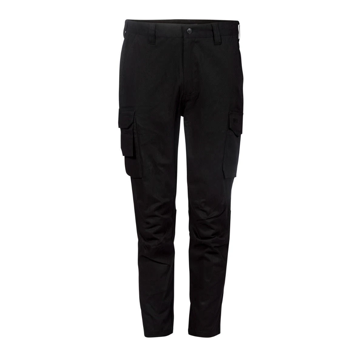 Apache Barkerville black cargo pockets slim fit work trousers