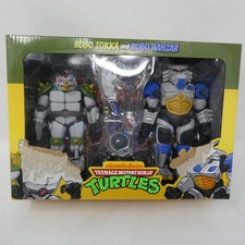 NECA Teenage Mutant Ninja Turtles Cartoon Robo Tokka and Robo Rahzar  SEE PHOTOS