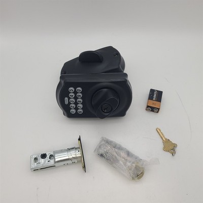 SCHLAGE BE365 CAM 622 Keypad Electronic Deadbolt, Matte Black
