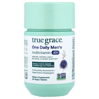 One Daily Men's Multivitamin 40+, 30 Vegan Tablets