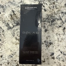 Polar Black Hair Dye Shampoo Rich Dark Color Non-toxic Natural Care 200ml/6.7 oz