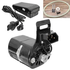 Nähmaschinenmotor Kit 180W Ersatz Motor mit Fußpedal für Nähmaschine Zubehör Set