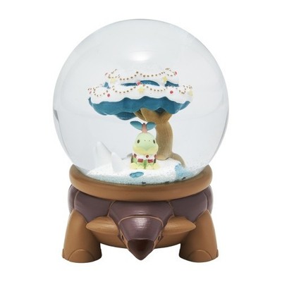 Pokemon Center Holiday Blessings Weihnachten Schneekugel Turtwig Torterra Figur