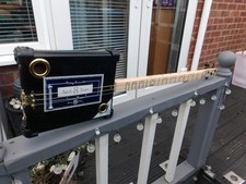 3 STRING HOMEMADE FRETTED ACOUSTIC/ELECTRIC CIGAR BOX GUITAR